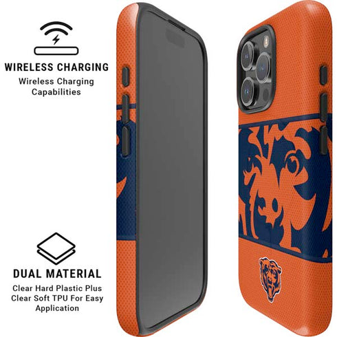 NFL Chicago Bears Zone Block iPhone 16 Pro Magsafe Impact Case